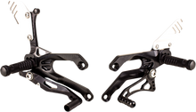 GILLES TOOLING FXR Rearset - Black - Yamaha FXR-Y05-CUP-B