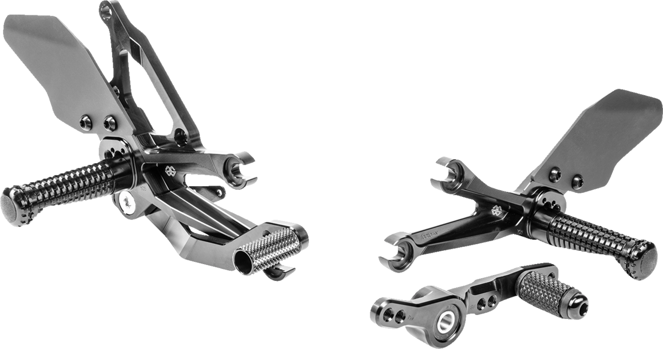 GILLES TOOLING FXR Rearset - Black - Yamaha FXR-Y08-B