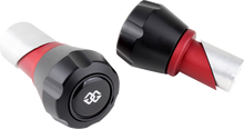 GILLES TOOLING Front Axle Protector - Black/Red - Aprilia GTA-F-A01-BR