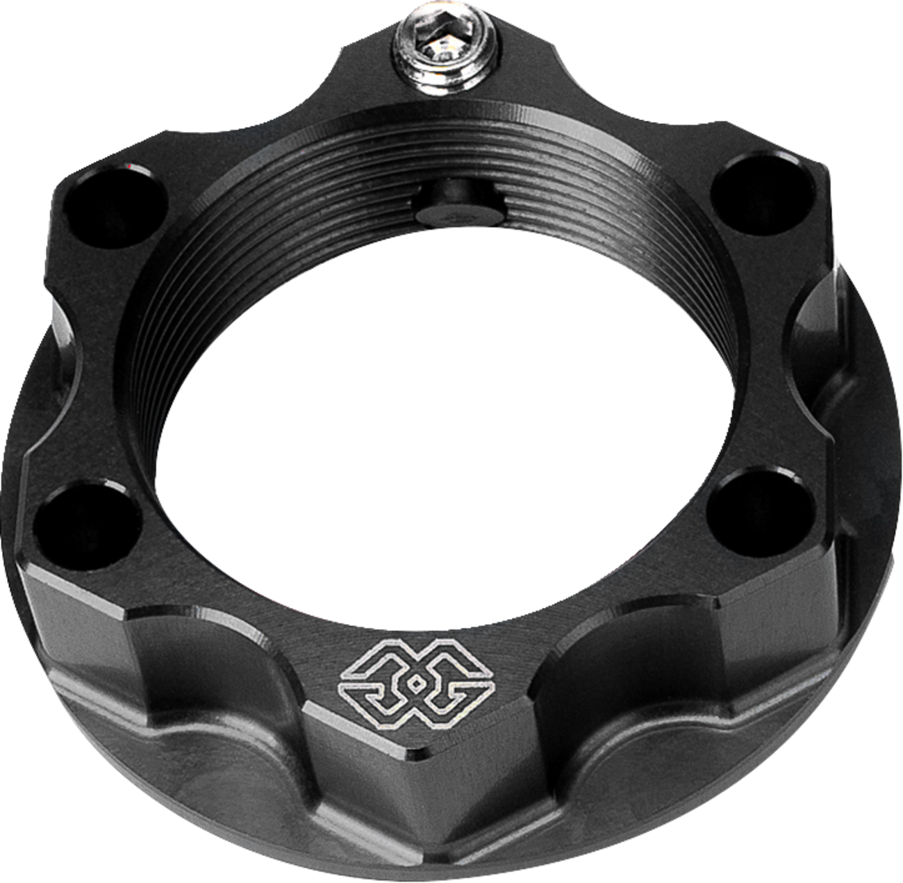 GILLES TOOLING Top Yoke Nut - ACMA - Black ACMA-28-10-B