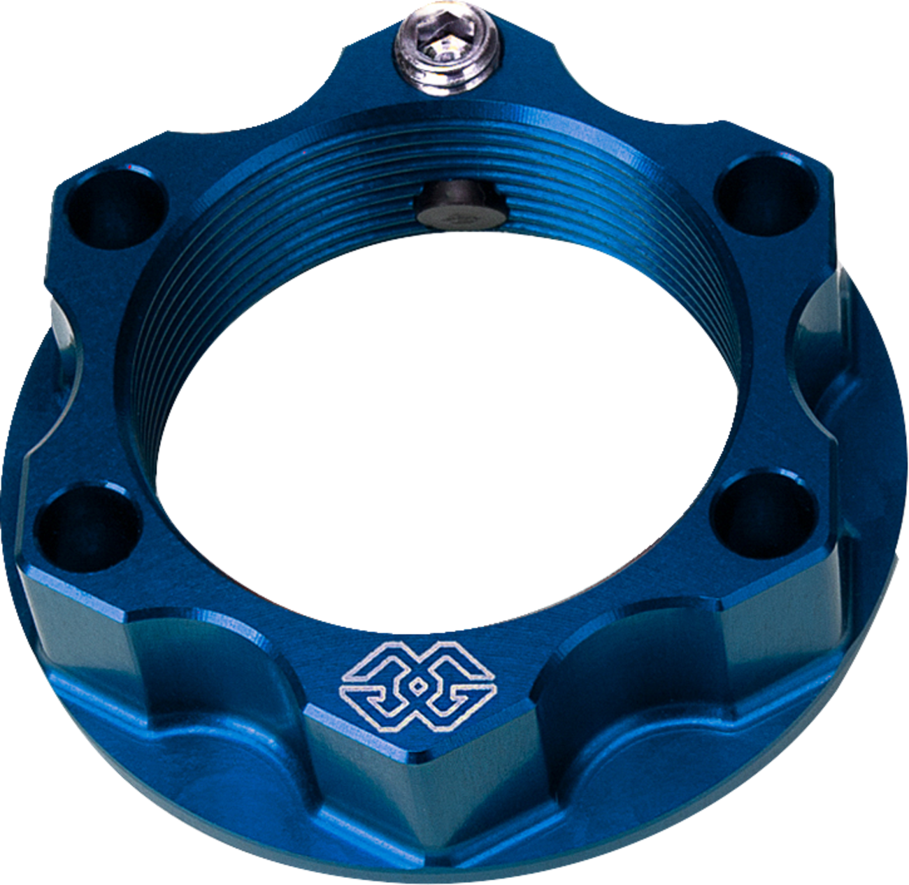 GILLES TOOLING Top Yoke Nut - ACMA - Blue ACMA-28-10-BL