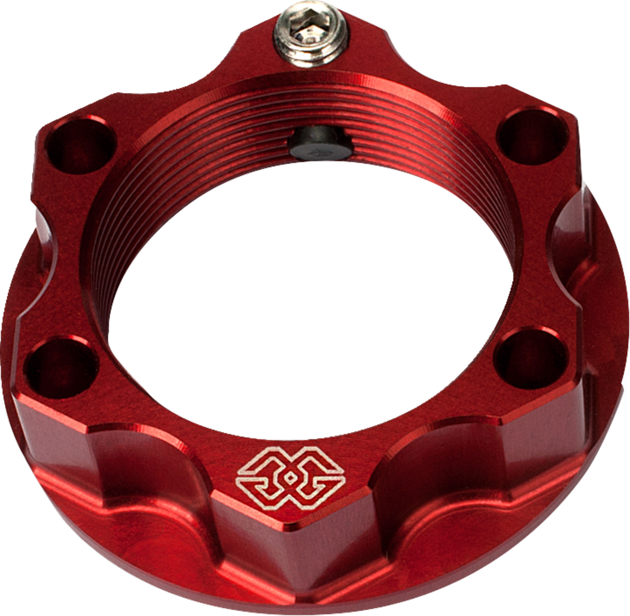 GILLES TOOLING Top Yoke Nut - ACMA - Red ACMA-28-10-R