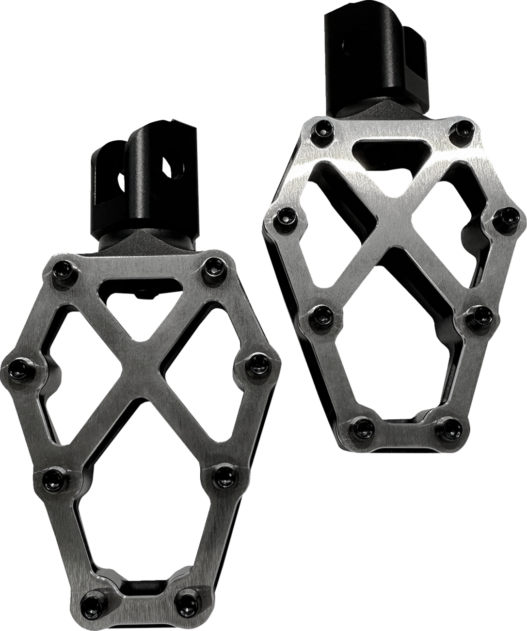 KODLIN USA NXL Foot Pegs - Black w/ Stainless Steel K73255