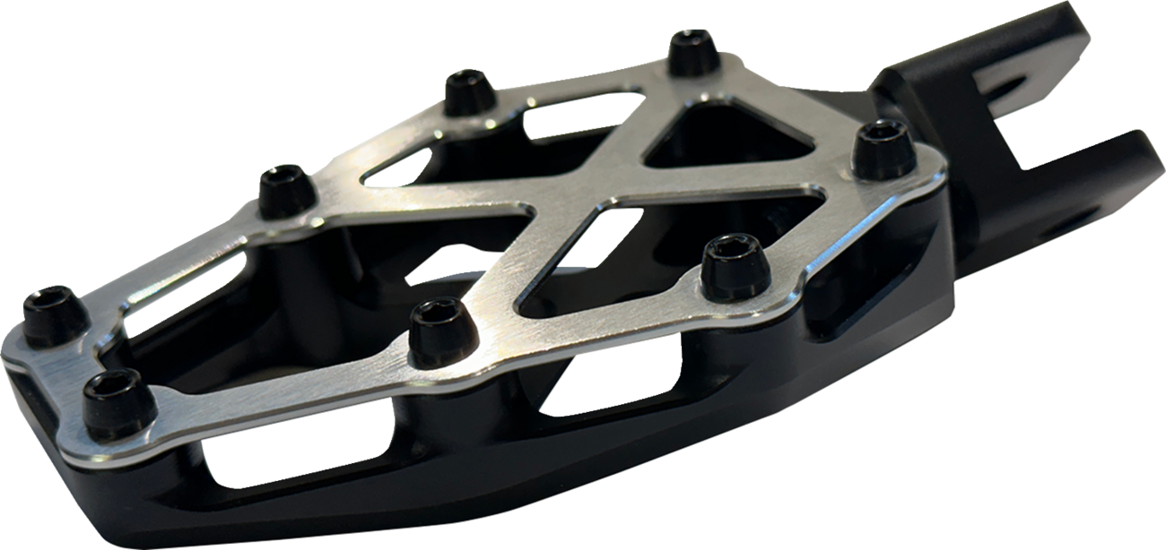 KODLIN USA NXL Foot Pegs - Black w/ Stainless Steel K73255