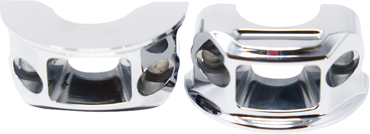 KODLIN USA Lever Perch Clamps - Brake/Clutch - Chrome K56243