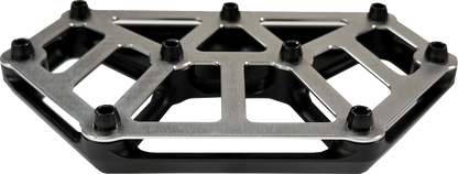 KODLIN USA NXL Mini Floorboards - Black w/ Stainless Steel K73254