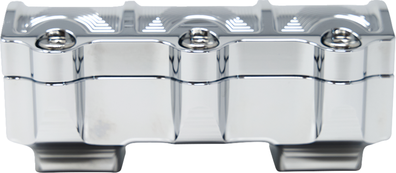 KODLIN USA Big Block Risers - Includes Clamp - Chrome K55119