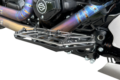 KODLIN USA NXL Floorboards - Black w/ Stainless Steel K73253