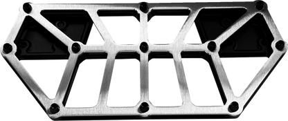 KODLIN USA NXL Floorboards - Black w/ Stainless Steel K73253