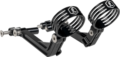 LEGEND SUSPENSION REVO ARC External Reservoir Mounts - Black 1313-0245