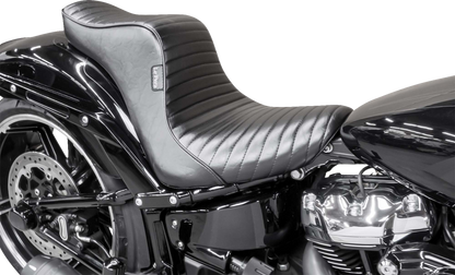 LE PERA Tailwhip Daddy Long Legs Seat - Double Diamond w/ Blue Thread - FLH/FLT '08-'24 LK-587DLDD-BLUE