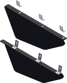 KFI PRODUCTS Front Lower Doors - Black - Honda - Talon '19-'25 101785