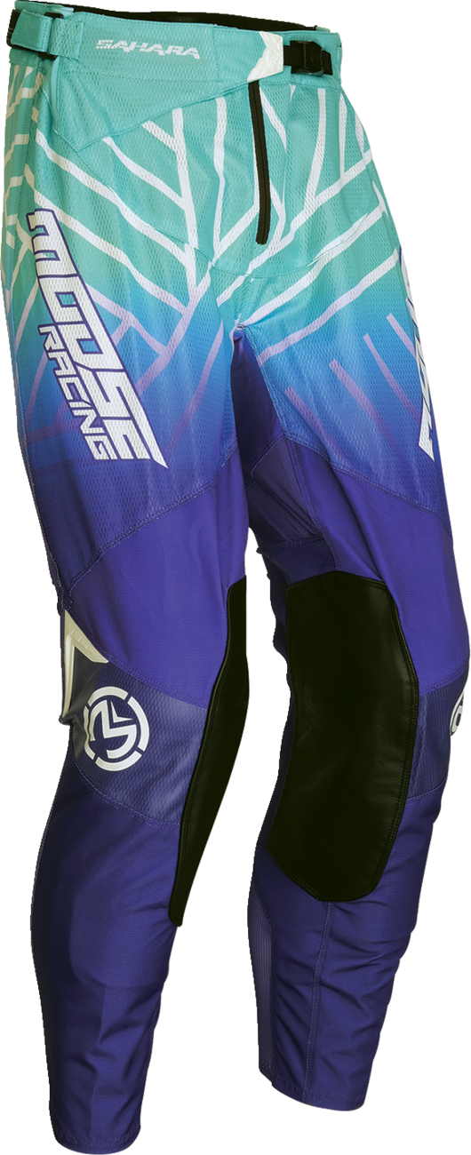 MOOSE OFFROAD Sahara Pants - Purple/Turquoise - US 32 2901-11430