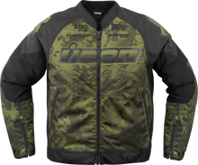 ICON Overlord3™ CE Magnacross Jacket - Green Camo - Medium 2820-6719