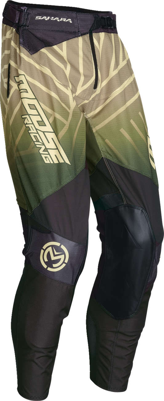 MOOSE OFFROAD Sahara Pants - Green/Black - US 32 2901-11454