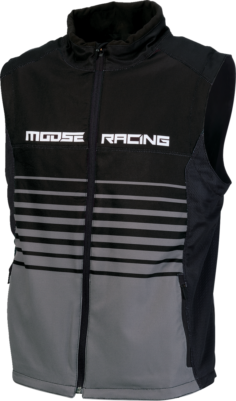 MOOSE OFFROAD Moto Vest - Black/Gray - XL 2830-0641