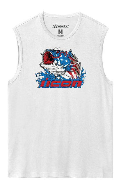 ICON American Basstard™ Tank Top - White - Medium 3030-24079
