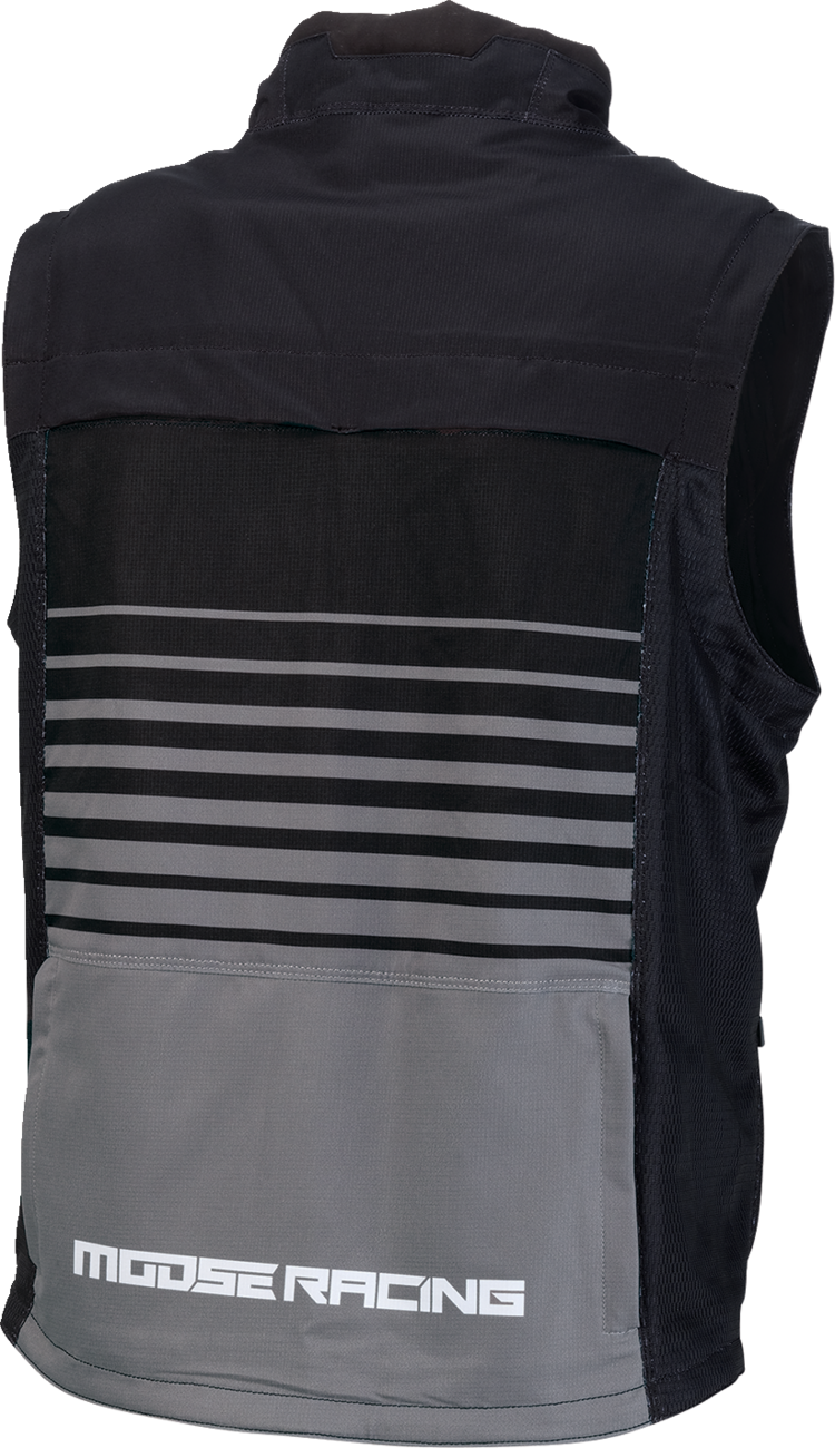 MOOSE OFFROAD Moto Vest - Black/Gray - 2XL 2830-0642
