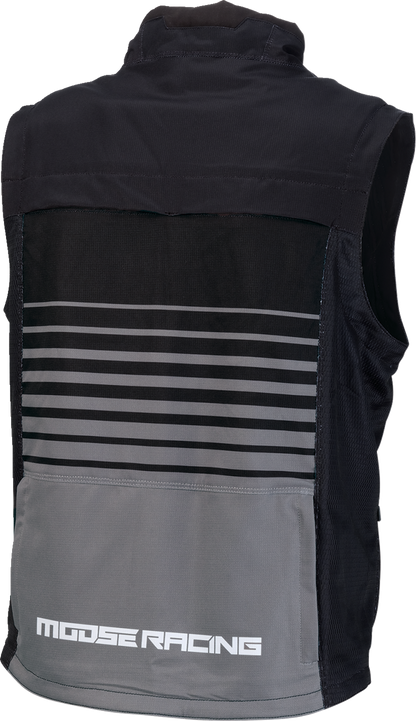 MOOSE OFFROAD Moto Vest - Black/Gray - 2XL 2830-0642