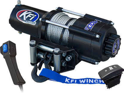 KFI PRODUCTS U45-R2 Winch - 4500 lb - 38' Steel Cable U45-R2