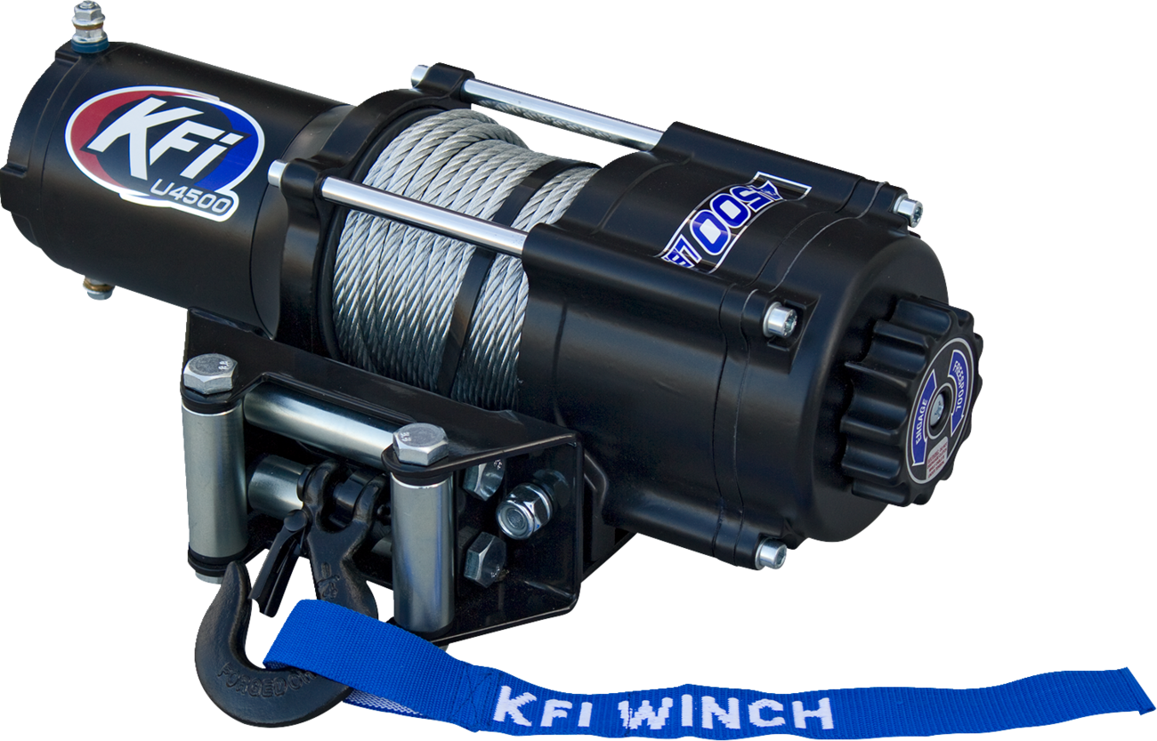 KFI PRODUCTS U45-R2 Winch - 4500 lb - 38' Steel Cable U45-R2