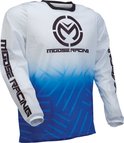 MOOSE OFFROAD Sahara Jersey - Blue/White - Small 29107930