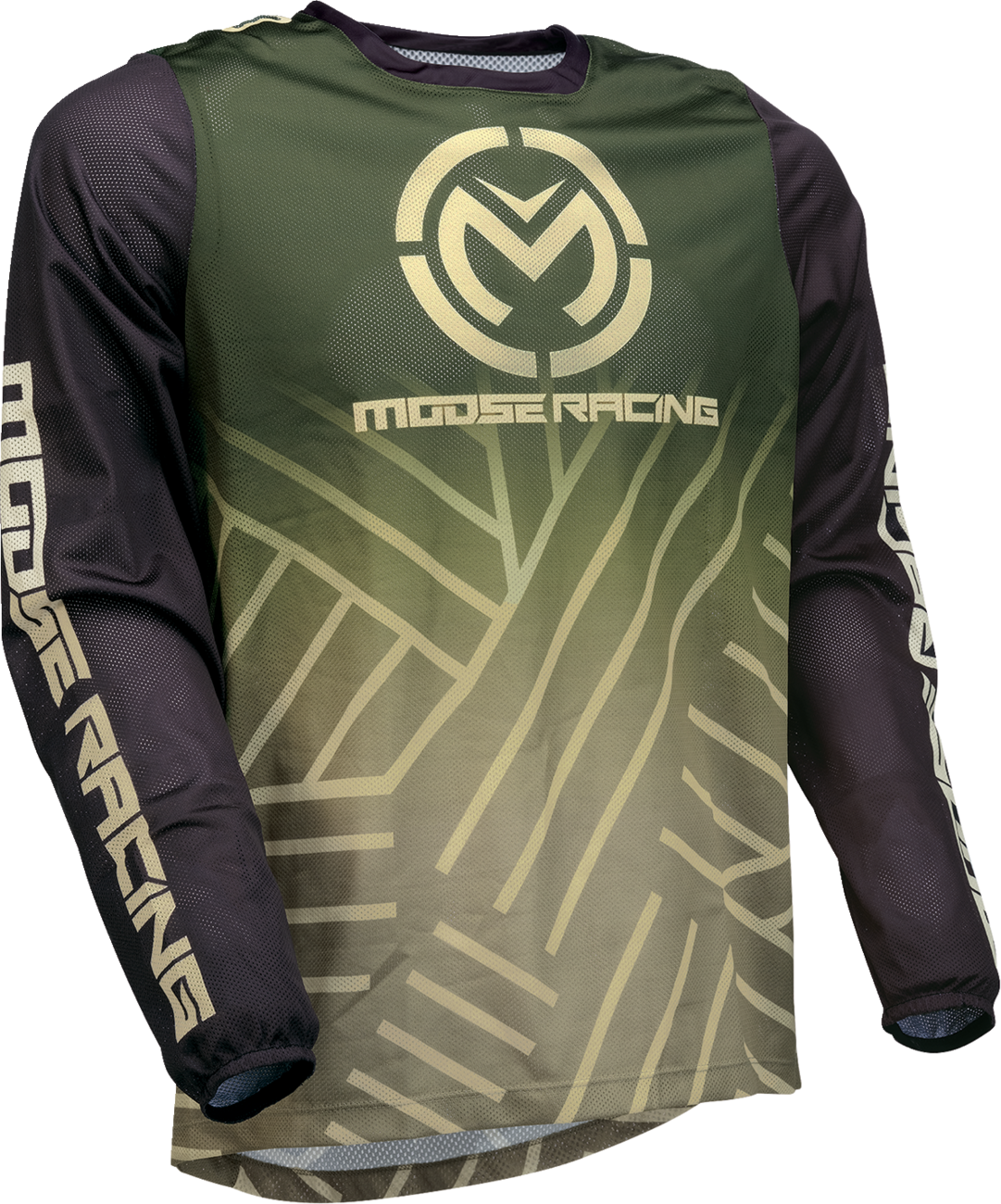 MOOSE OFFROAD Sahara Jersey - Green/Black - Small 29107942