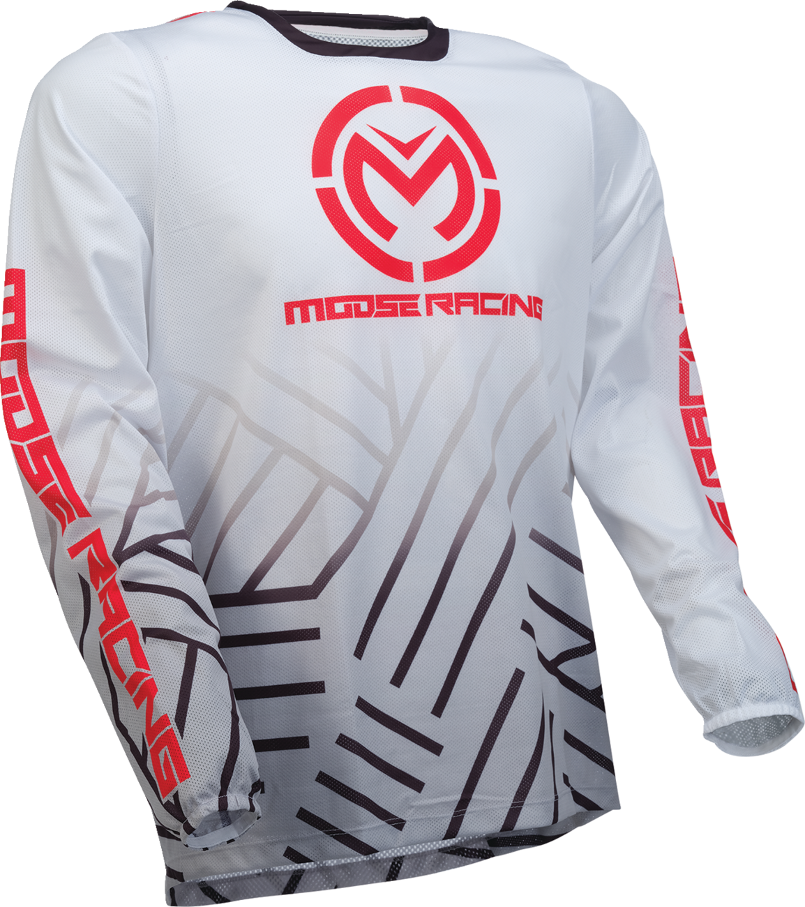 MOOSE OFFROAD Sahara Jersey - Black/White - Large 29107950