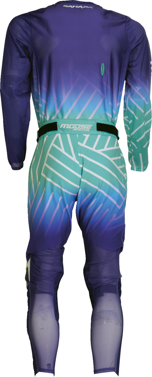 MOOSE OFFROAD Sahara Jersey - Purple/Turquoise - Medium 2910-7924