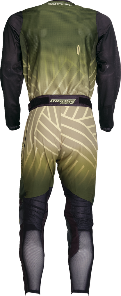 MOOSE OFFROAD Sahara Jersey - Green/Black - Large 29107944