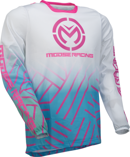 MOOSE OFFROAD Sahara Jersey - Pink/Blue/White - 2XL 29107960