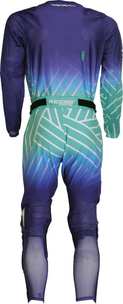 MOOSE OFFROAD Sahara Jersey - Purple/Turquoise - Small 2910-7923