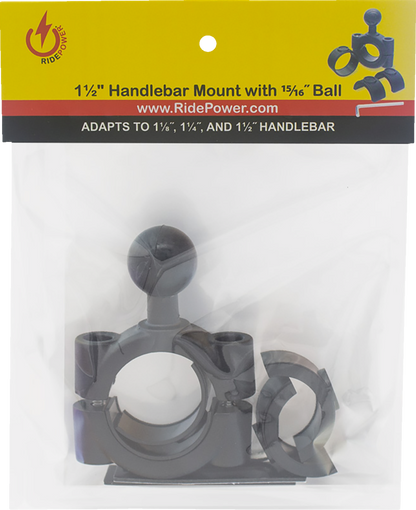 RIDEPOWER Ball Mount Adapter Mount - Handlebar Mount - 1-1/2" RPHANDLEBARAD15