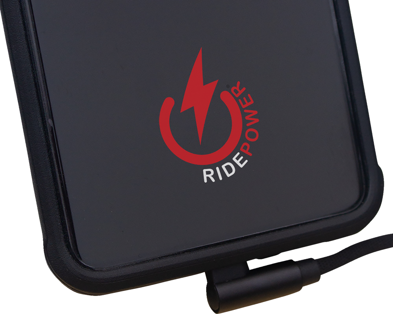 RIDEPOWER 90° Male USB to 90° Male USB-C Cable - Phone - Charger - 18" - Black RP90DGUSBUSBC18