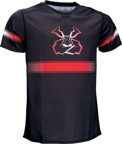MOOSE OFFROAD Mountain Bike Short-Sleeve Jersey - Red/Black - Medium 5020-0268