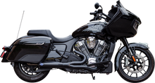 S&S CYCLE 2-into-1 Qualifier Exhaust System - Race Only - Black - Stainless Steel 550-1084