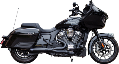 S&S CYCLE 2-into-1 Qualifier Exhaust System - 50-State - Black - Stainless Steel 550-1085