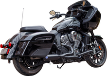 S&S CYCLE 2-into-1 Qualifier Exhaust System - 50-State - Black - Stainless Steel 550-1085
