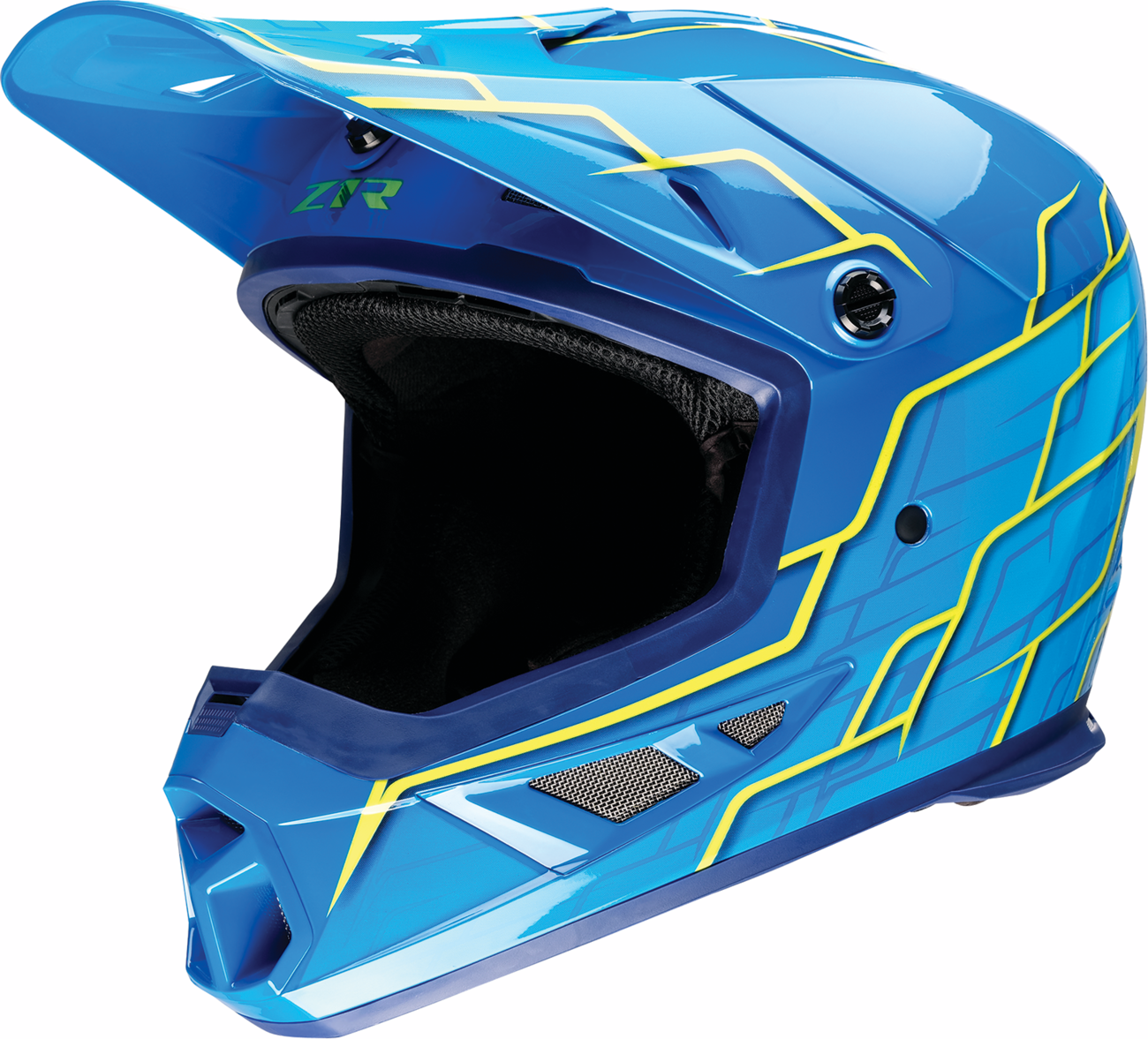 Z1R Rise 2.0 Helmet - Hyacinth - Teal/Yellow - XS 0110-8637