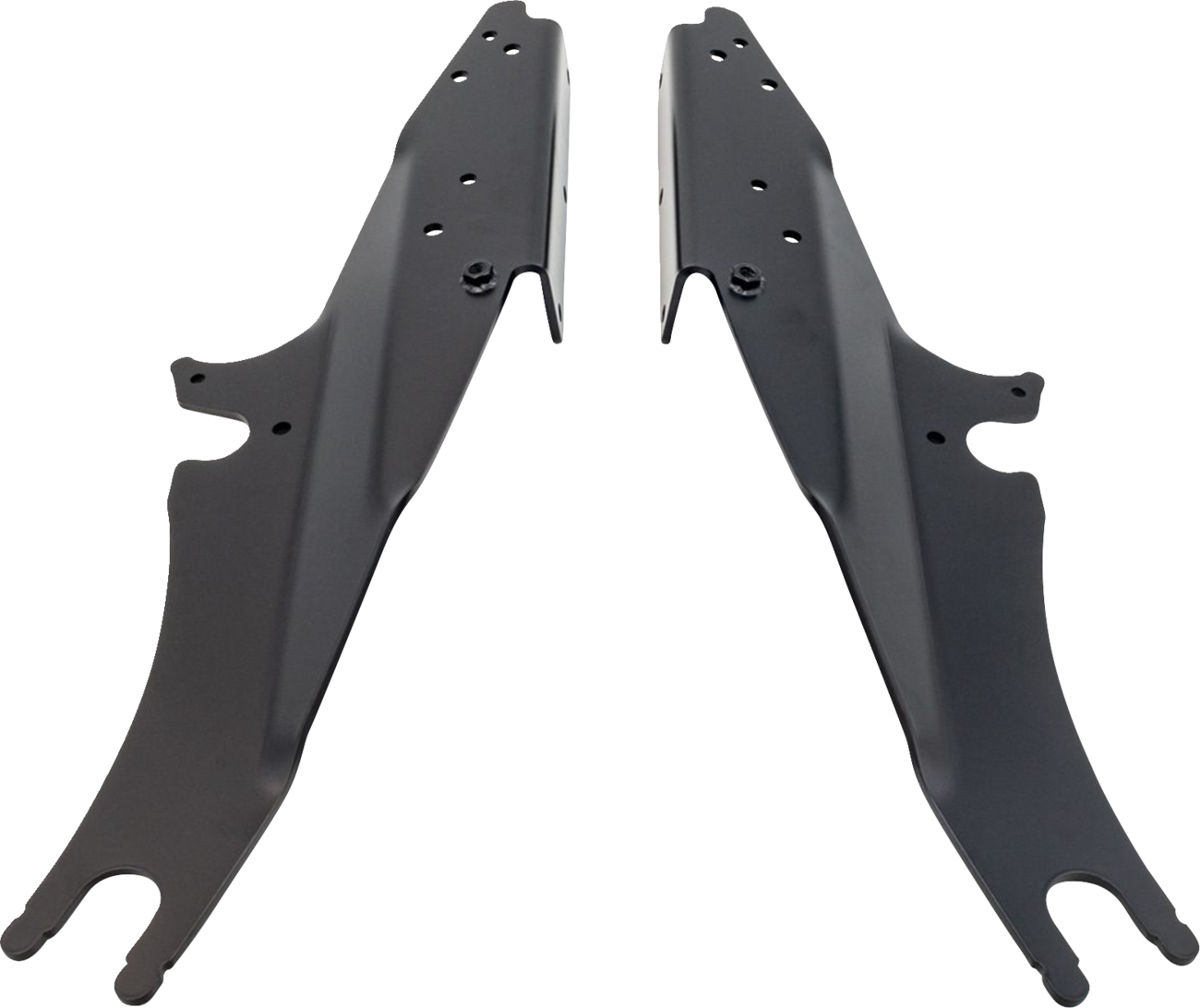RIVCO PRODUCTS Trunk Relocation Brackets - Black - Indian Roadmaster IC010BK