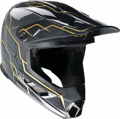 Z1R Rise 2.0 Helmet - Hyacinth - Black/Gold - XL 0110-8629