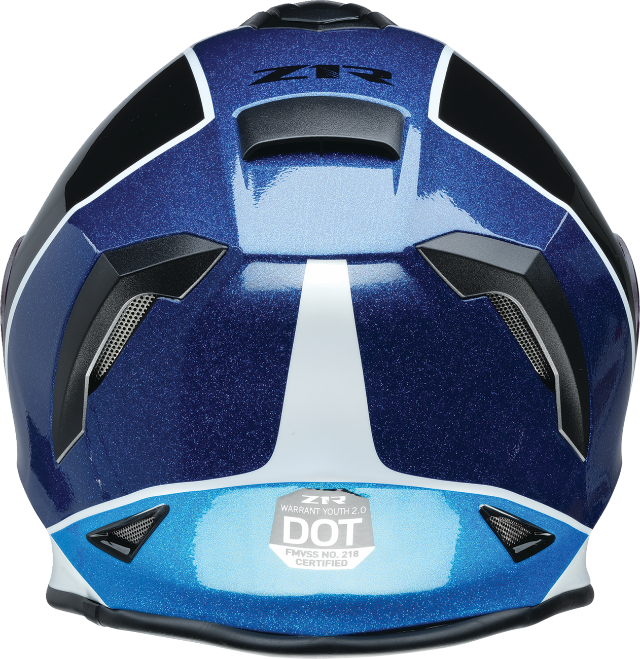 Z1R Youth Warrant 2.0 Snow Helmet - Fresh Pow - Purple/Blue - Medium 0122-0139
