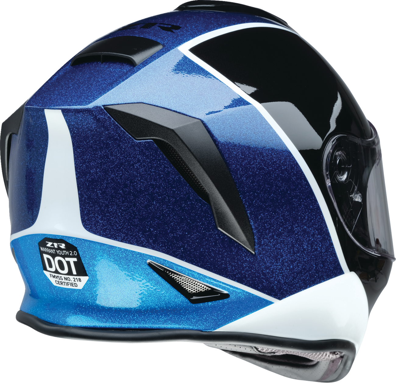 Z1R Youth Warrant 2.0 Snow Helmet - Fresh Pow - Purple/Blue - Medium 0122-0139