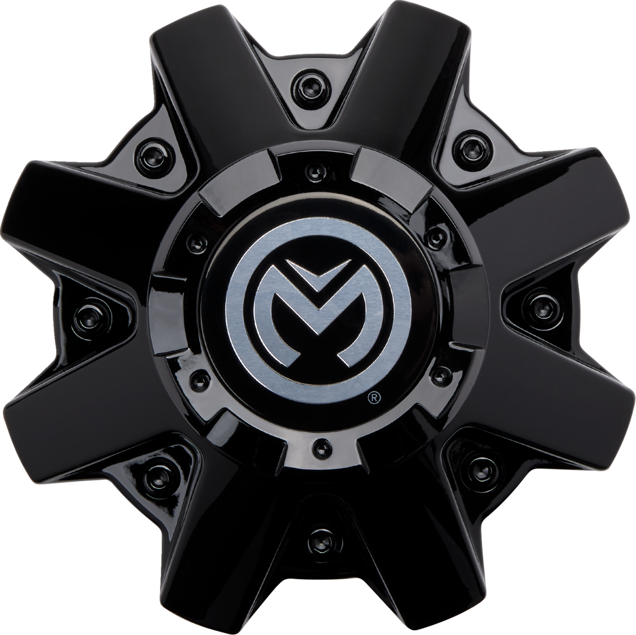 MOOSE OFFROAD Center Cap - Replacement - 416X Wheel - Gloss Black C550GB-MOO