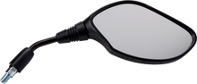 PARTS UNLIMITED Mirror - Side View - Oval - Black - Right 96007