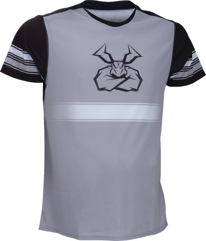 MOOSE OFFROAD Mountain Bike Short-Sleeve Jersey - Black/Gray - Large 5020-0259