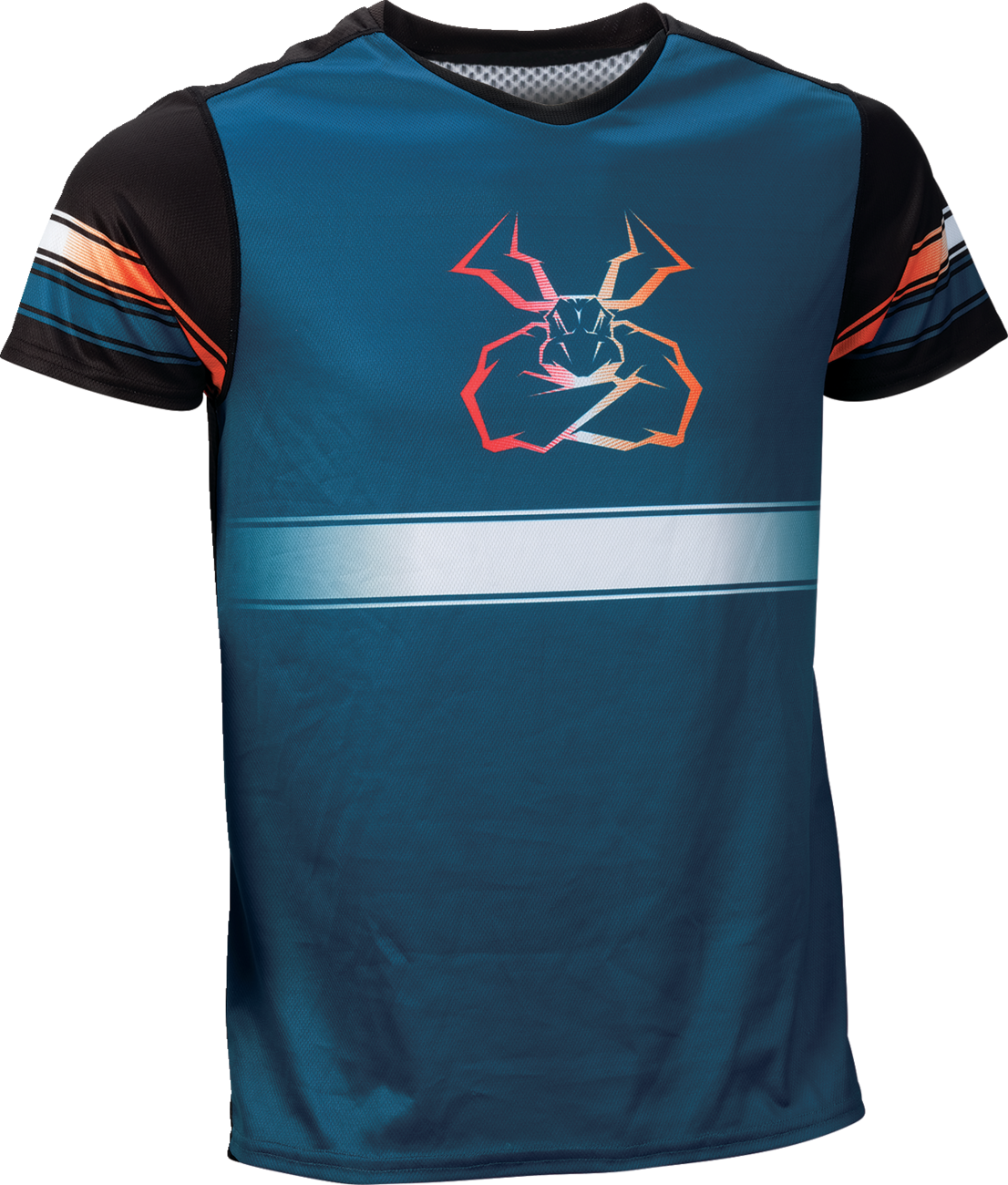 MOOSE OFFROAD Mountain Bike Short-Sleeve Jersey - Blue/Orange - 2XL 5020-0266
