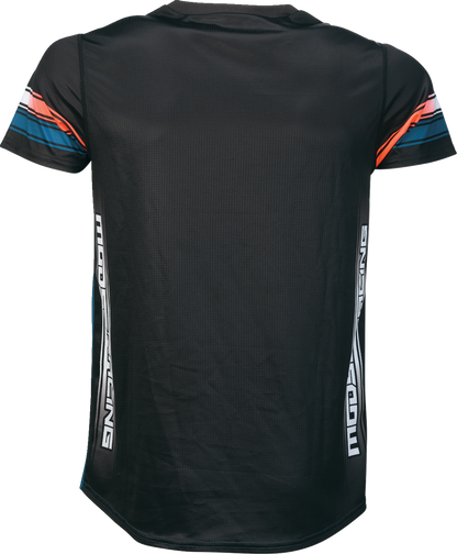 MOOSE OFFROAD Mountain Bike Short-Sleeve Jersey - Blue/Orange - 2XL 5020-0266