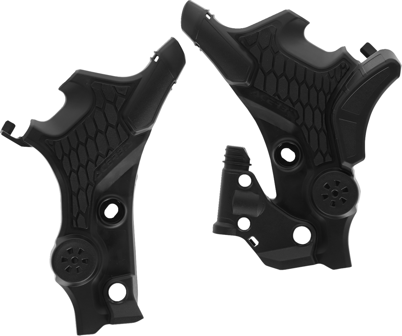 ACERBIS X-Grip Frame Guards - Black/Gray - XL 750 Transalp 2983661001