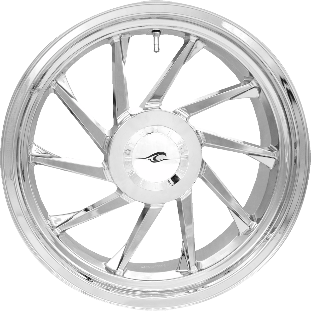 COASTAL MOTO Wheel - Hurricane 3D - Rear Left - Chrome - 18" - Trike 3D-HURL-187T-CH